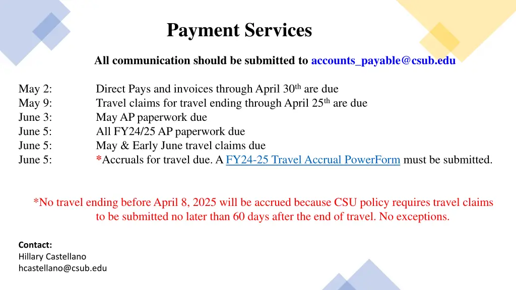payment services