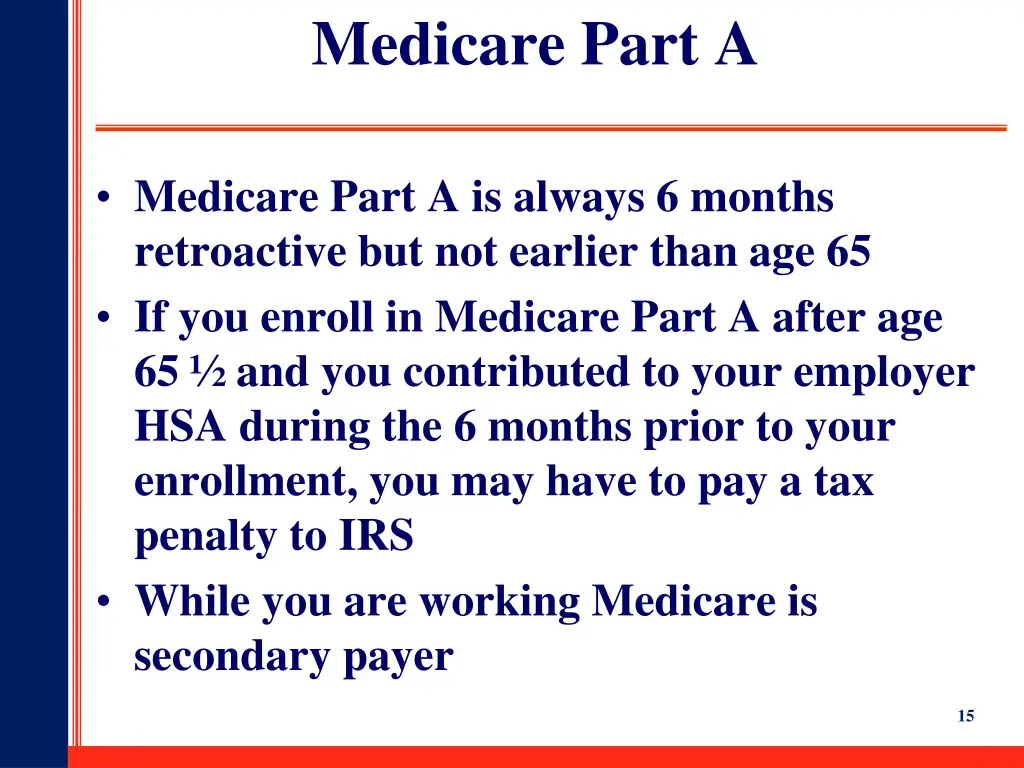 medicare part a 1