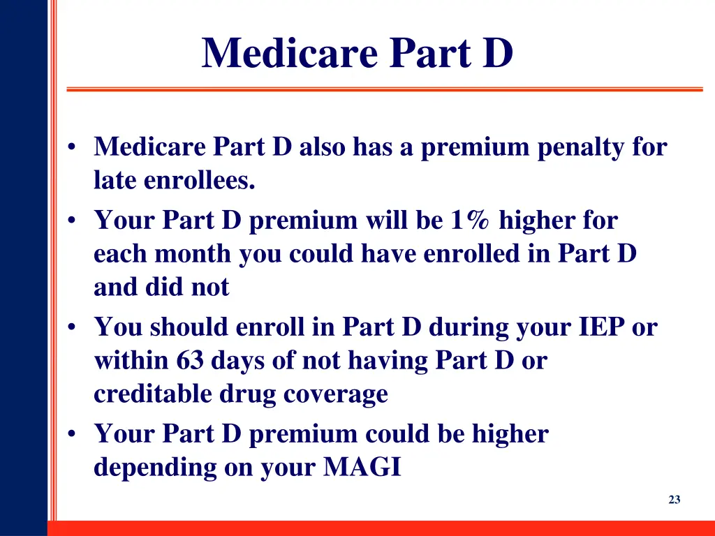 medicare part d 1