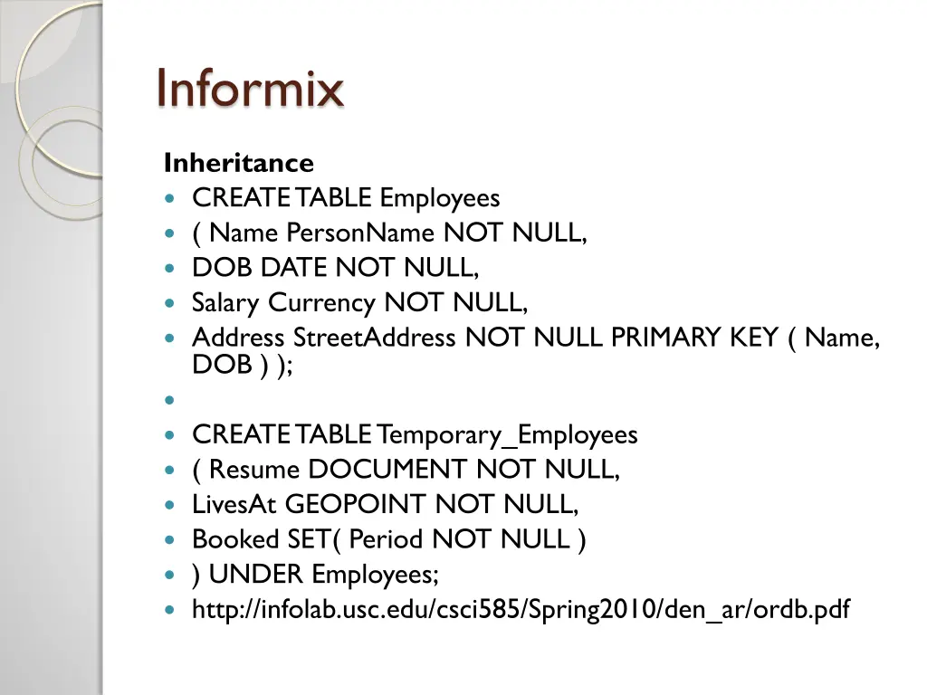 informix