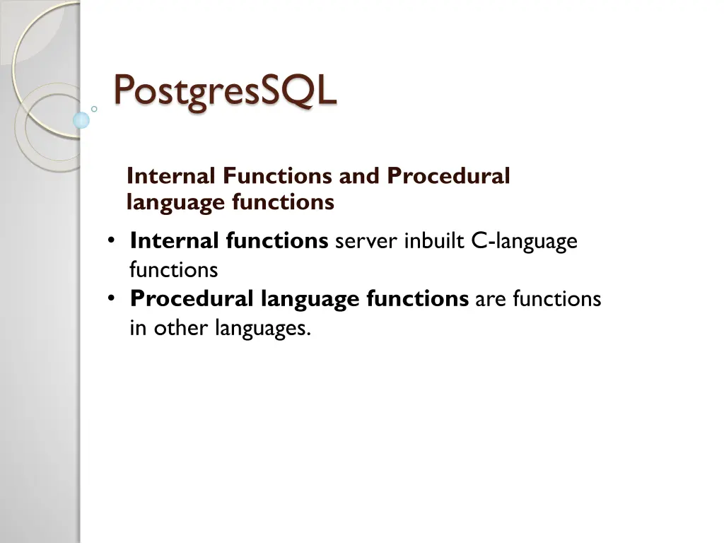 postgressql 5