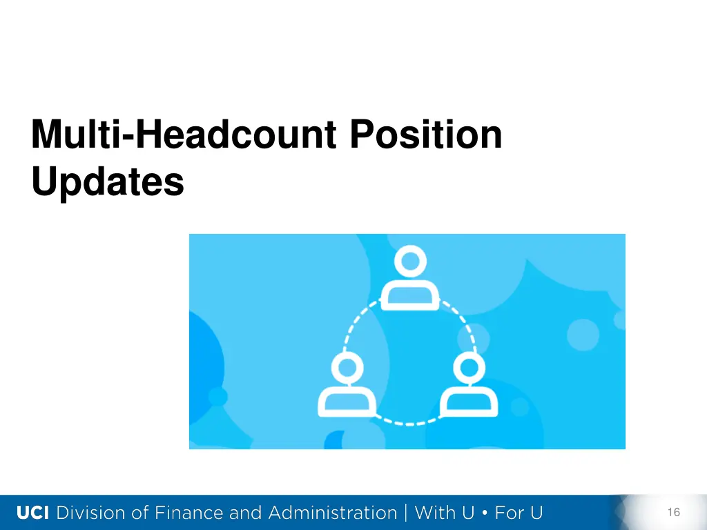 multi headcount position updates