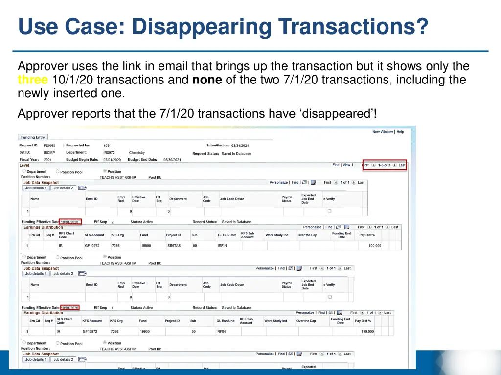 use case disappearing transactions 1