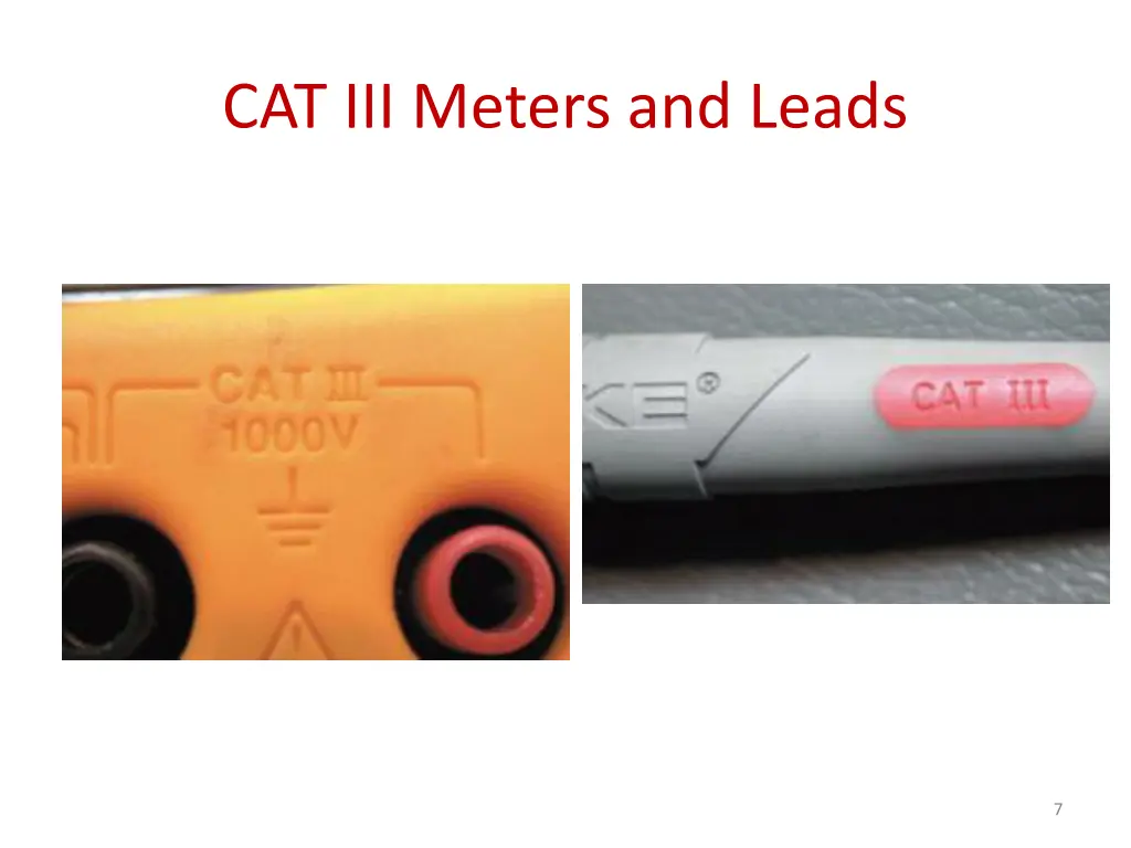 cat iii meters and leads