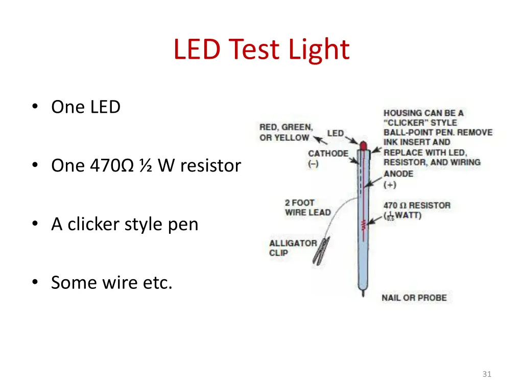 led test light