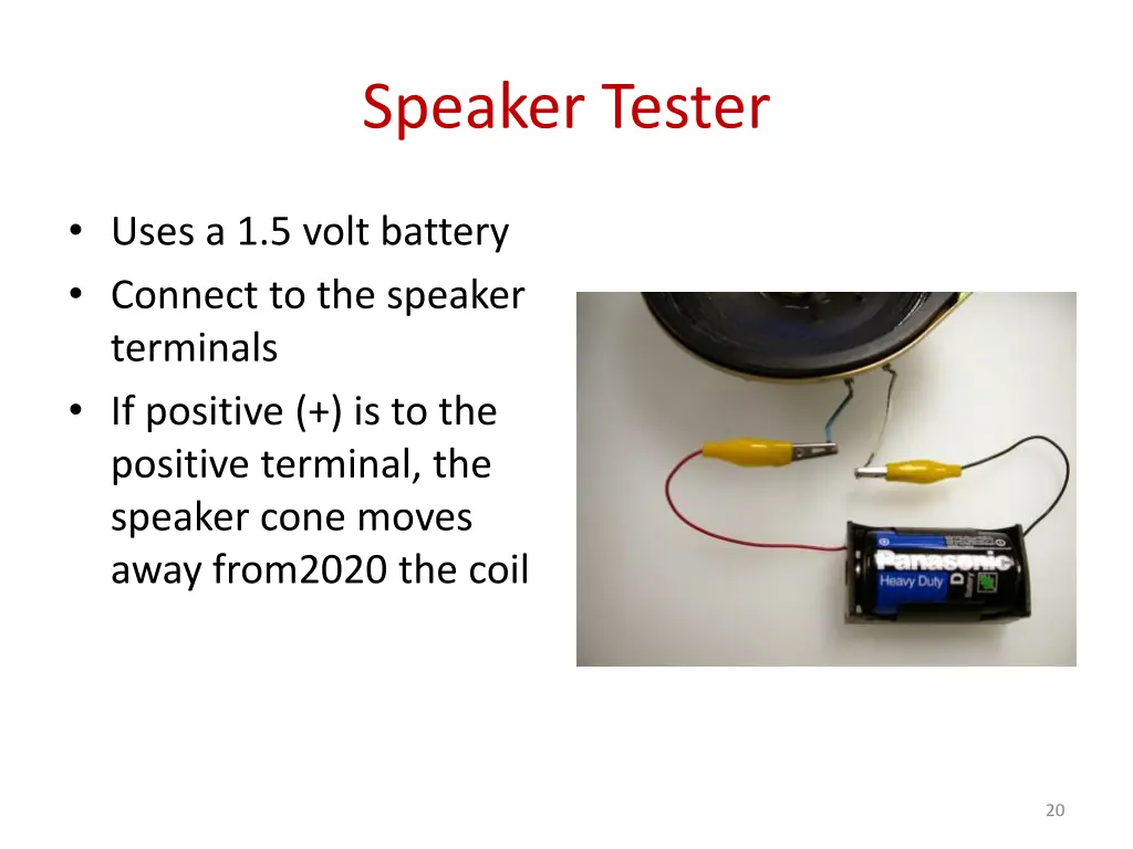speaker tester
