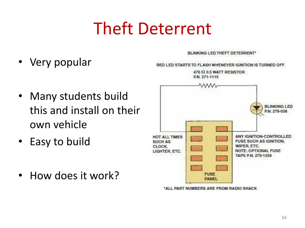 theft deterrent