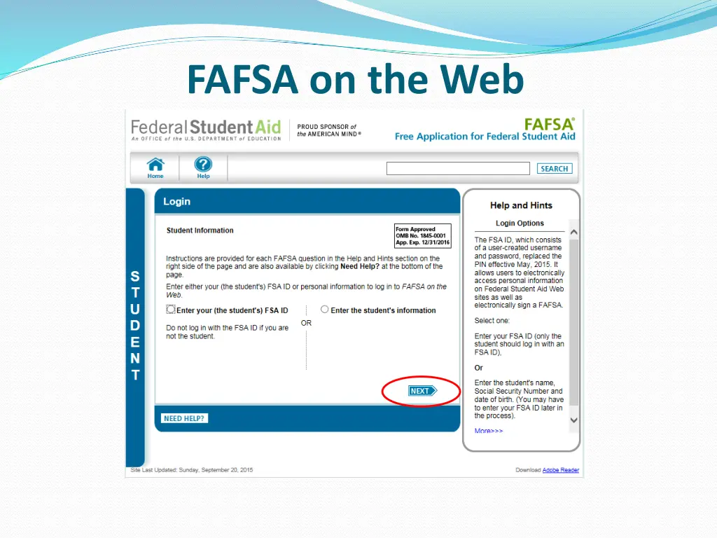 fafsa on the web 1