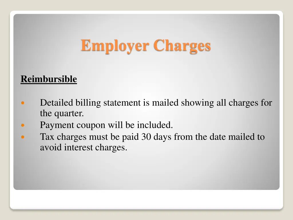 employer charges 1