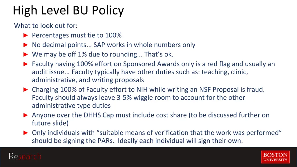 high level bu policy 1