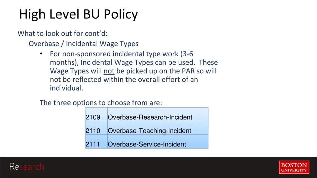 high level bu policy 2