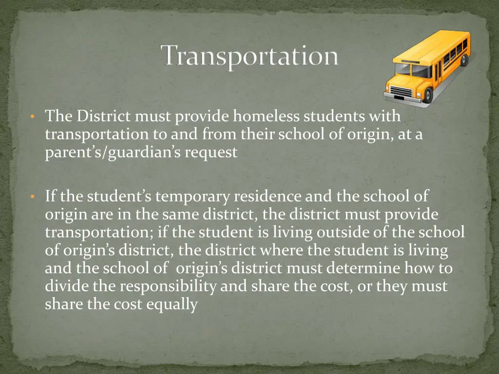 transportation