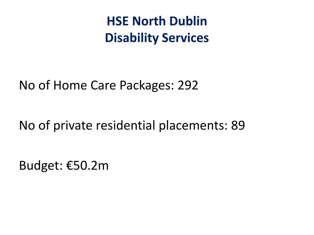 hse north dublin disability services