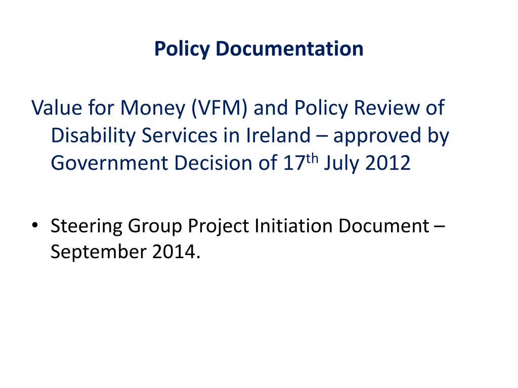 policy documentation 3