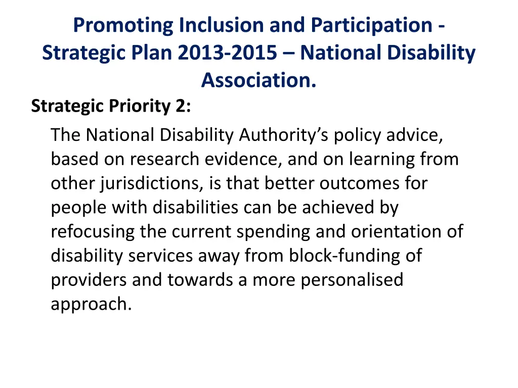 promoting inclusion and participation strategic