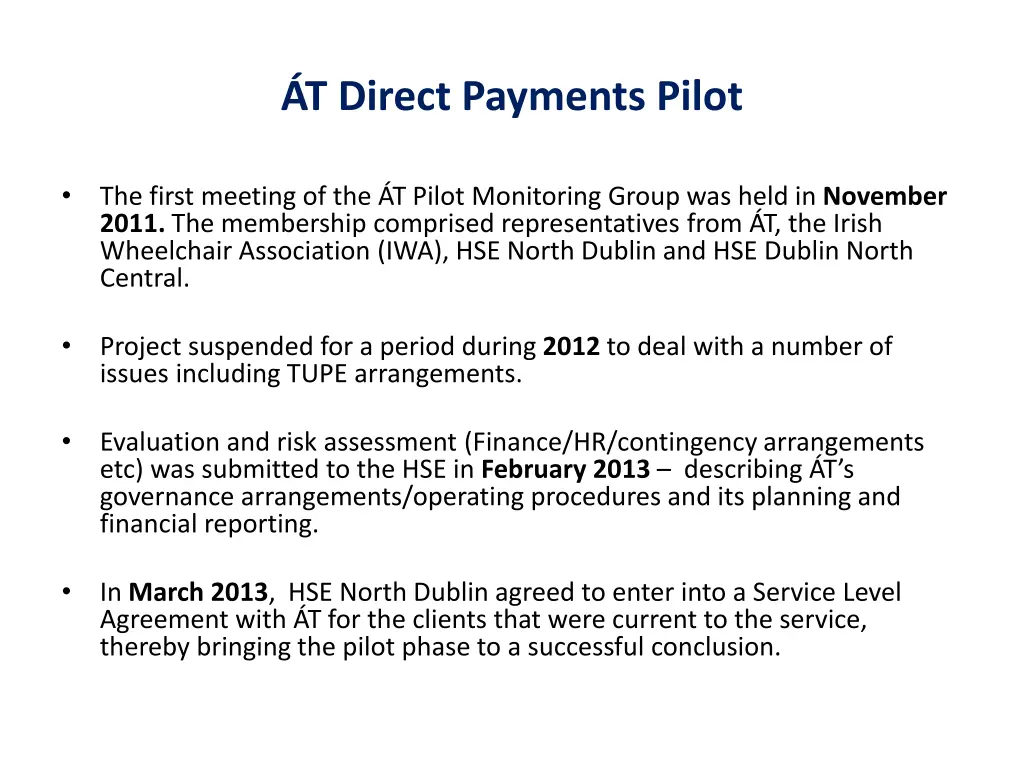 t direct payments pilot 1