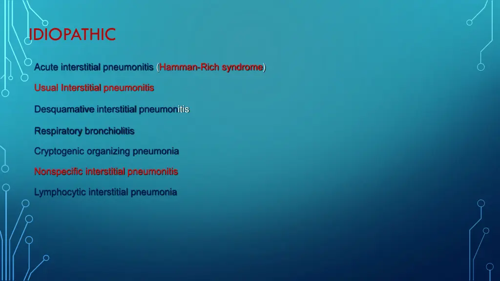 idiopathic