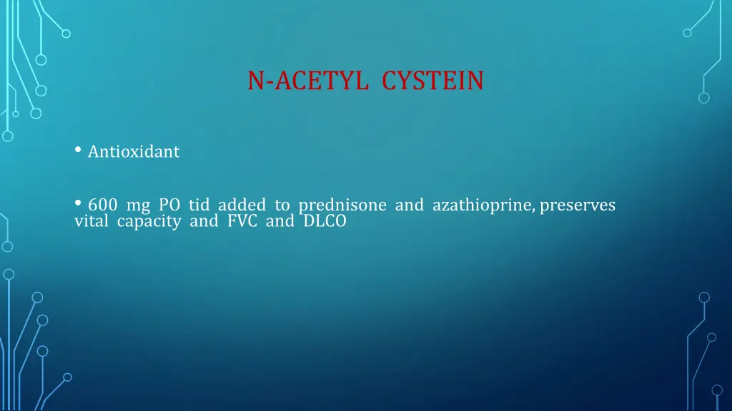 n acetyl cystein