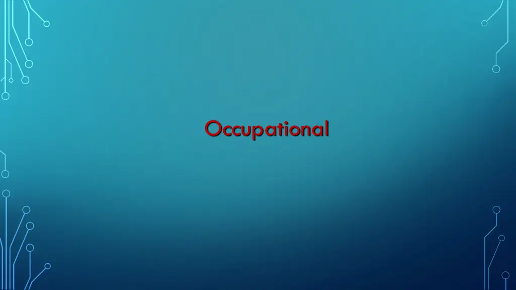 occupational