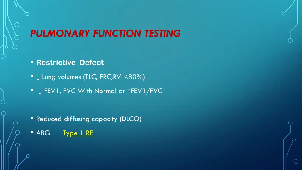 pulmonary function testing 1