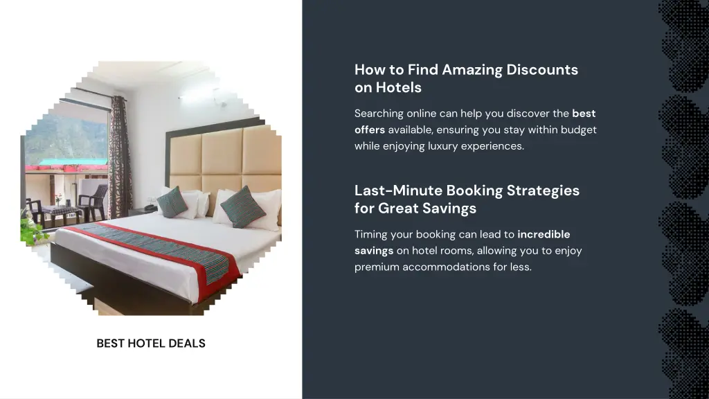 how to find amazing discounts on hotels