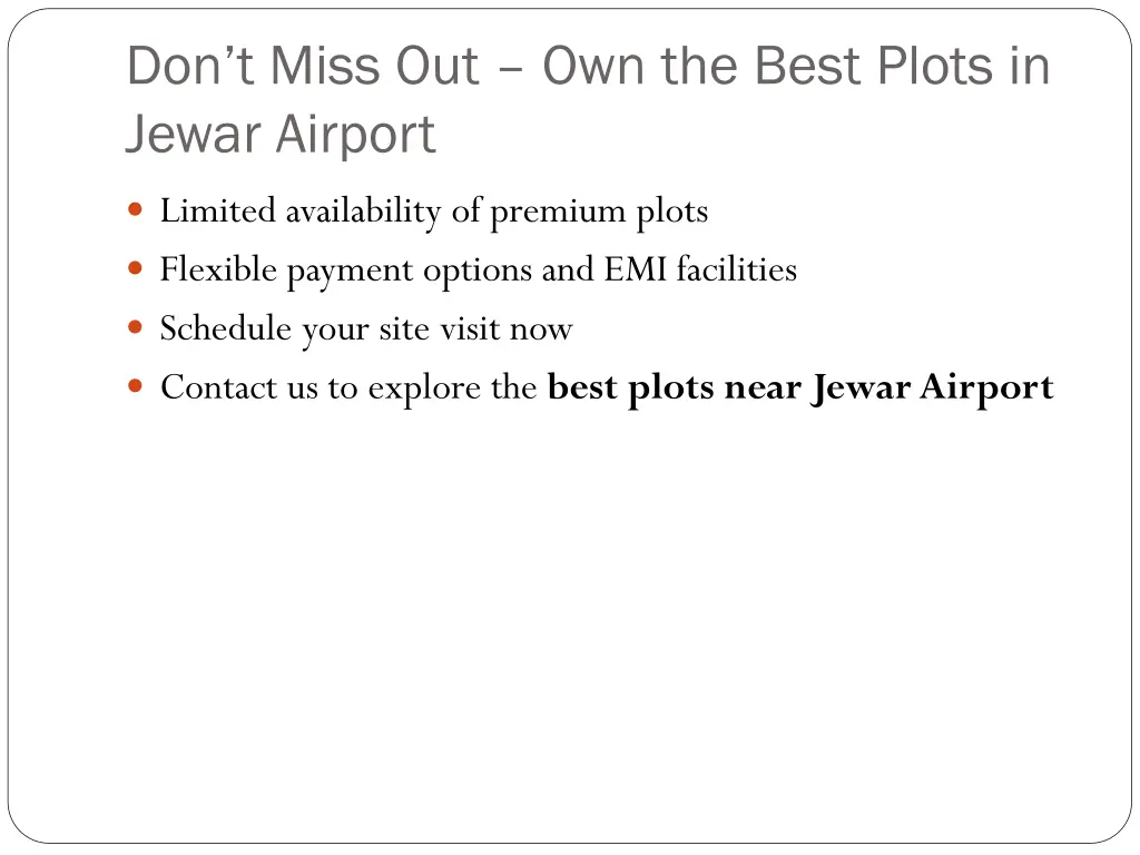 don t miss out own the best plots in jewar airport