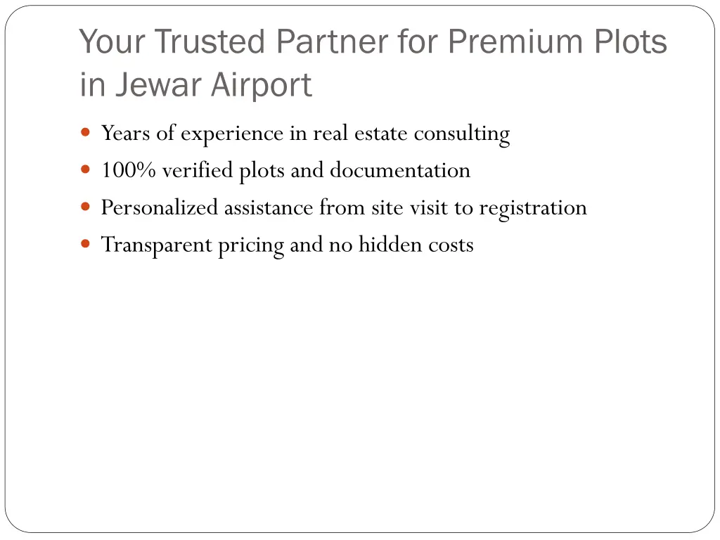 your trusted partner for premium plots in jewar