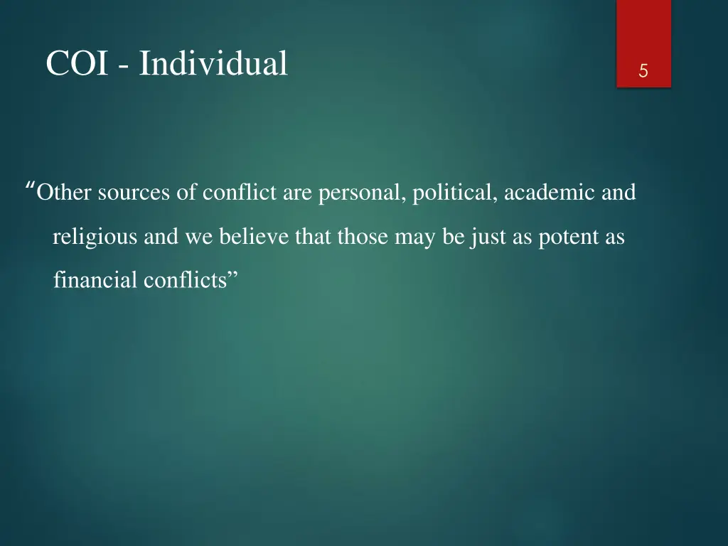 coi individual