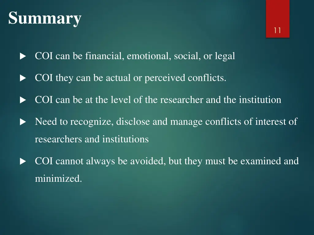 summary