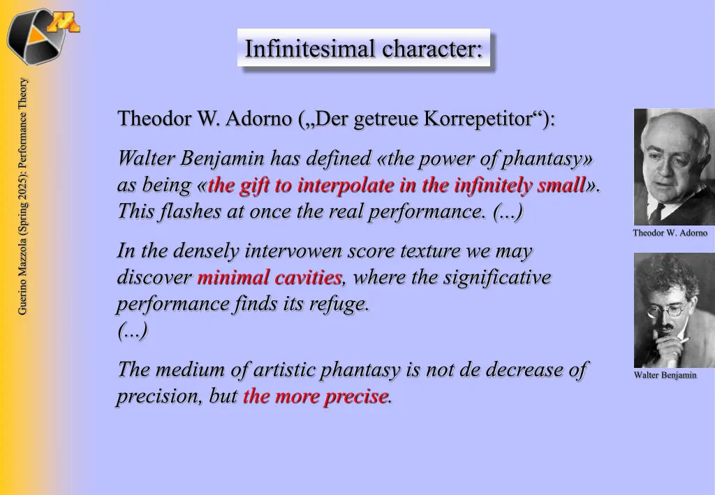 infinitesimal character