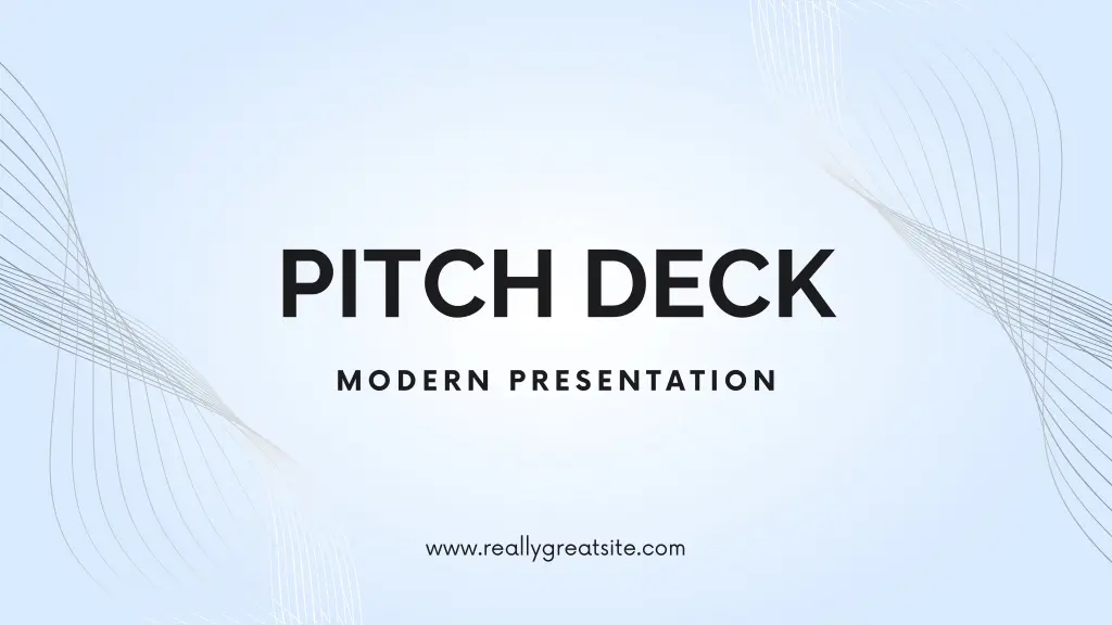 pitch deck