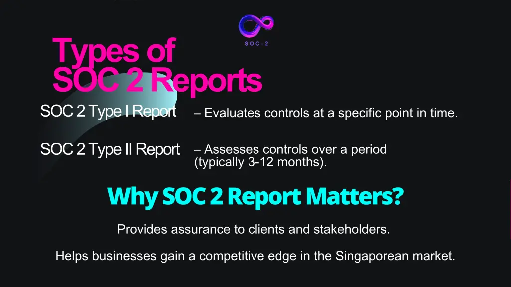 types of soc 2 reports soc 2 type i report