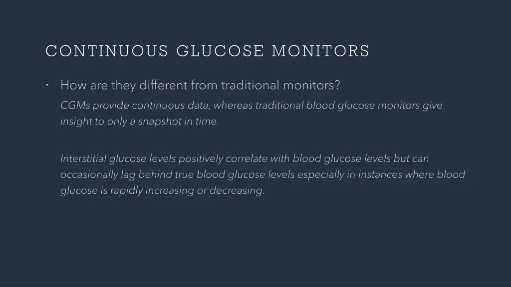 continuous glucose monitors 1