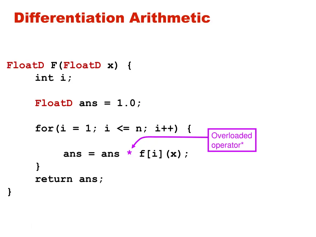 differentiation arithmetic 6