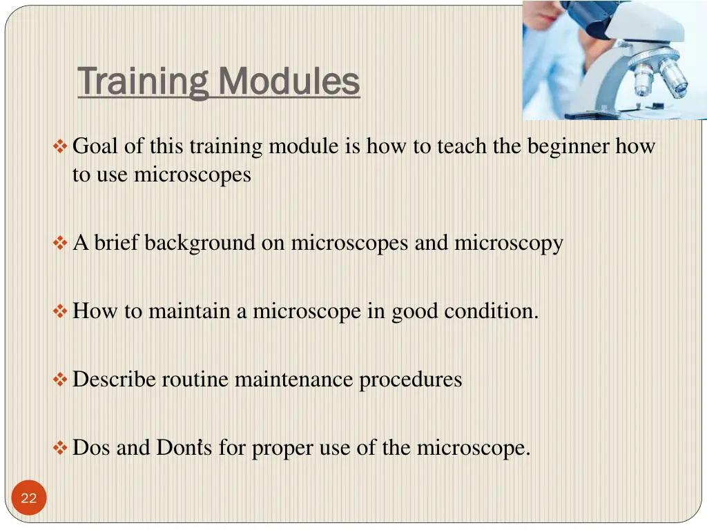 training modules training modules
