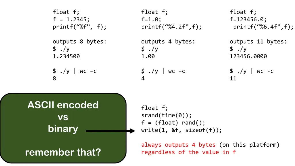 float f f 1 2345 printf f f