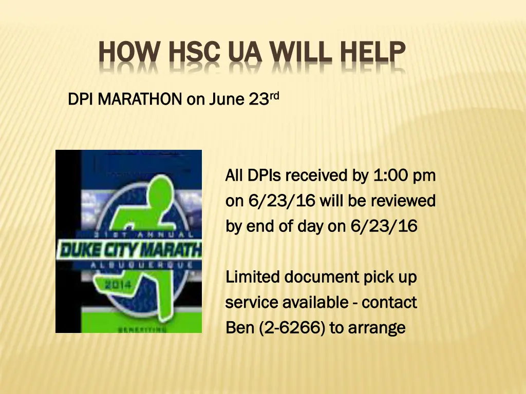 how hsc ua will help how hsc ua will help