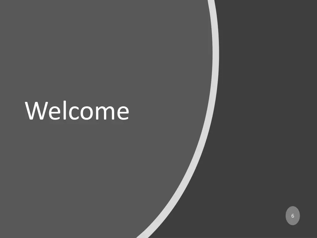 welcome