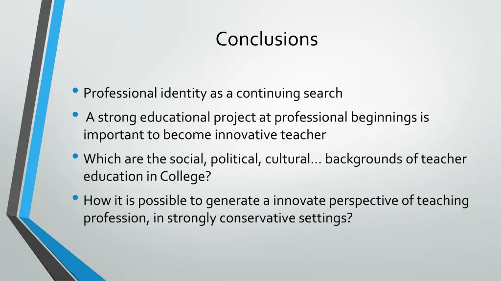 conclusions