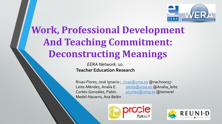 work professional development and teaching