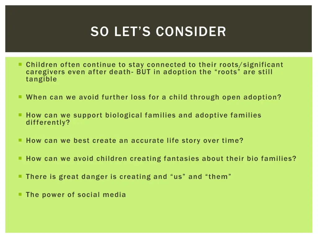 so let s consider