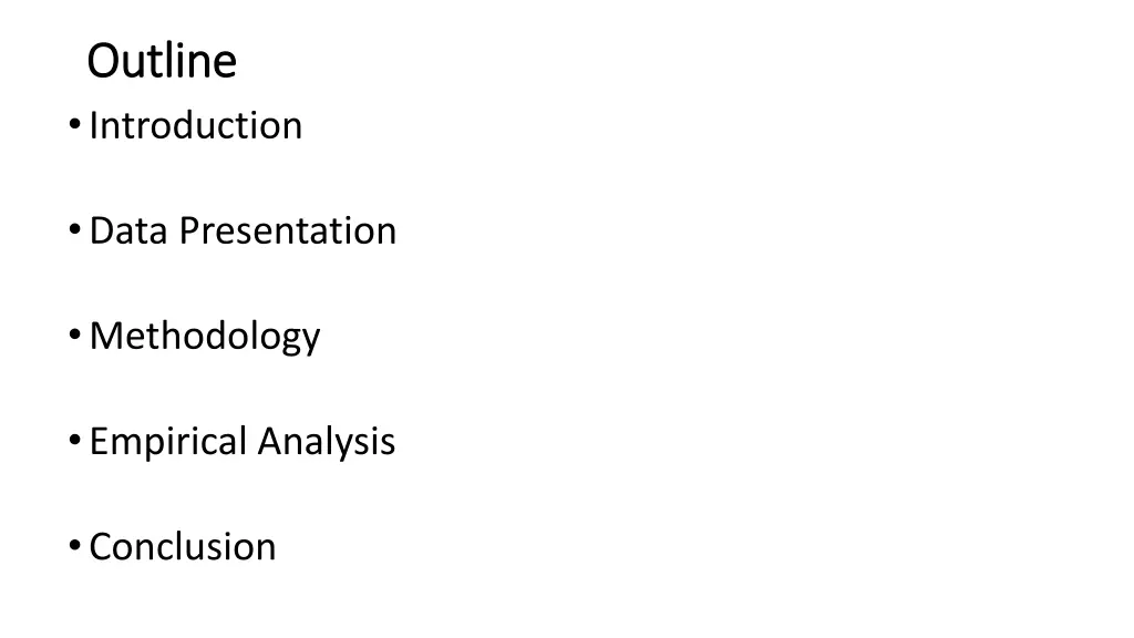 outline outline introduction