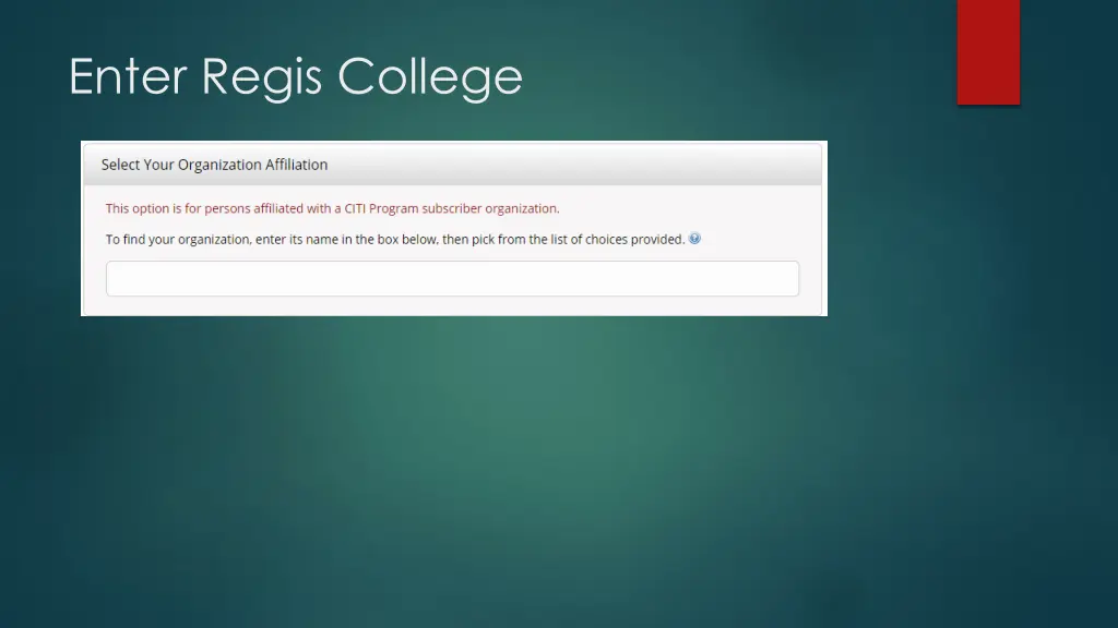 enter regis college
