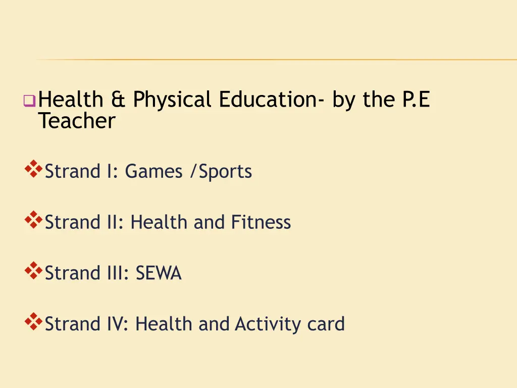 health physical education by the p e teacher