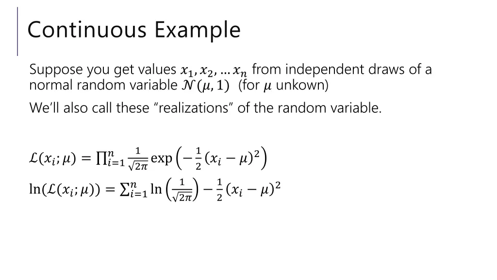 continuous example