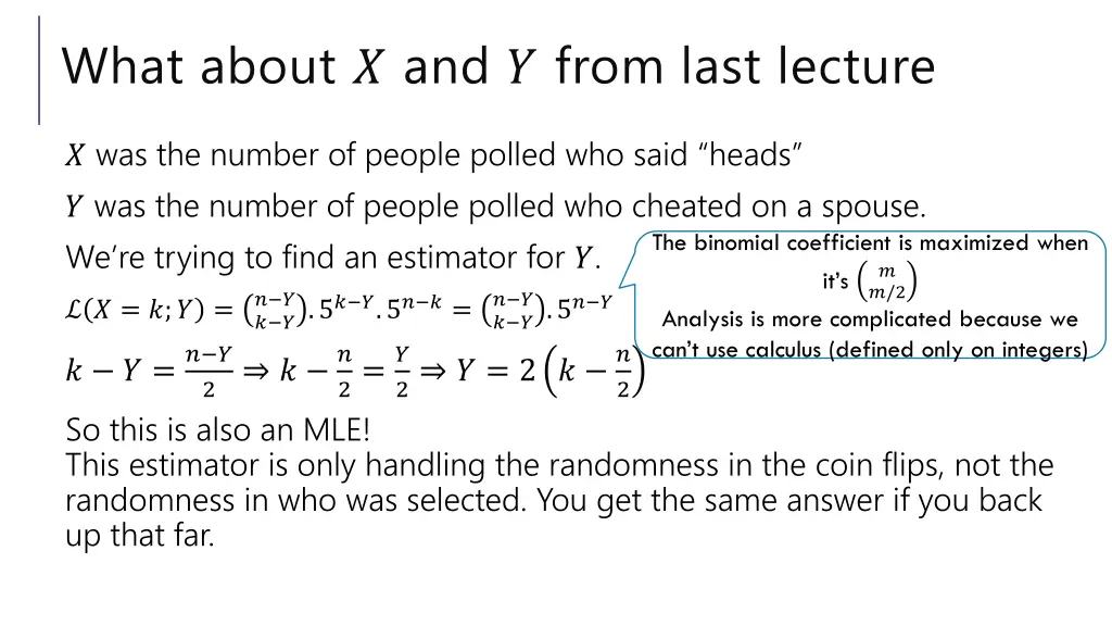 what about and from last lecture