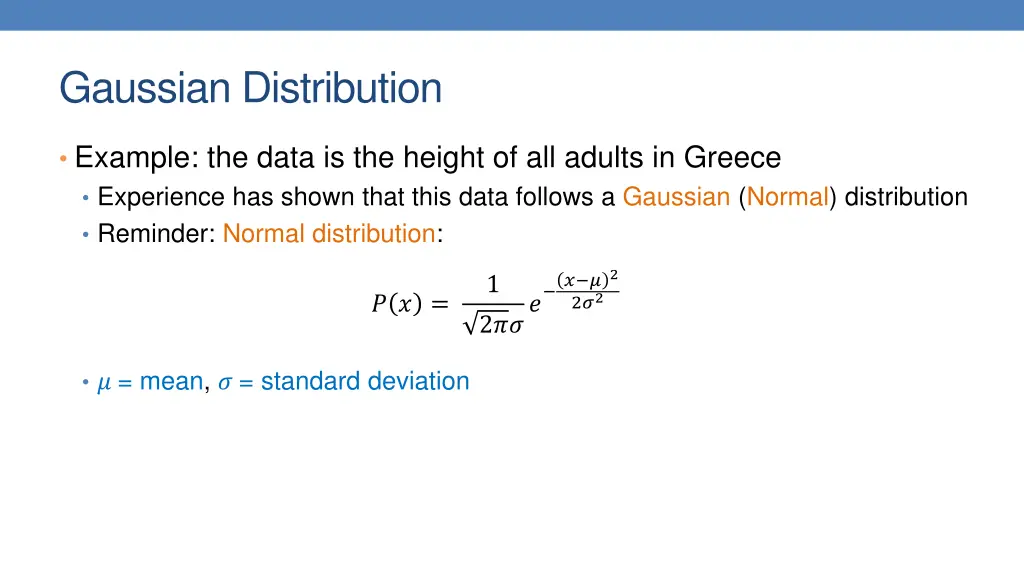 gaussian distribution