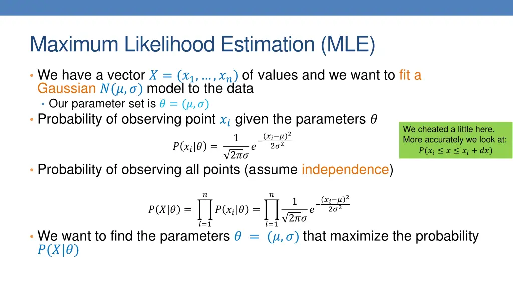 maximum likelihood estimation mle 1