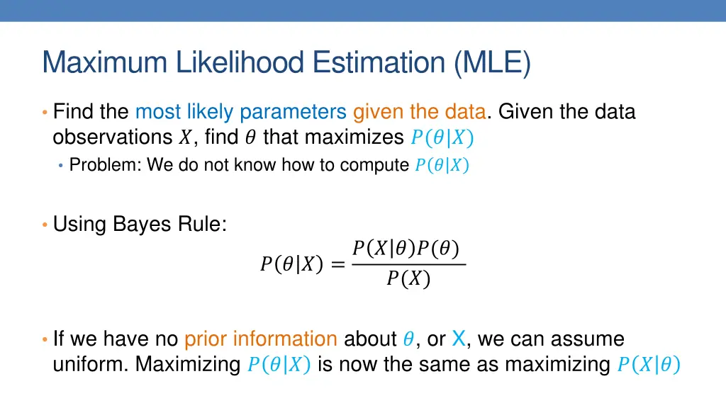 maximum likelihood estimation mle