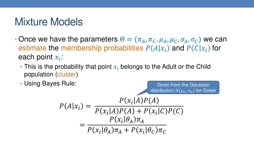 mixture models